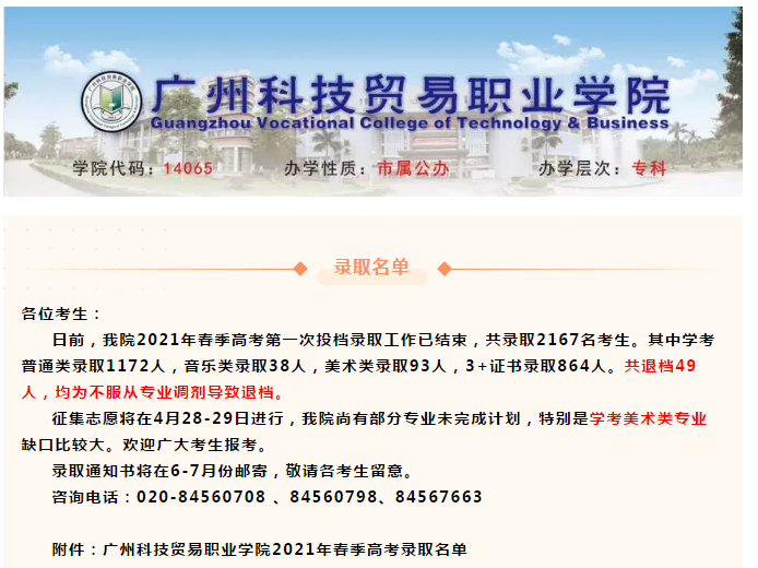 2021年3+證書錄取什么時(shí)候查結(jié)果？錄取通知書什么時(shí)候發(fā)？(圖5)